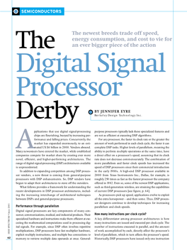 The Digital Signal Processor Derby