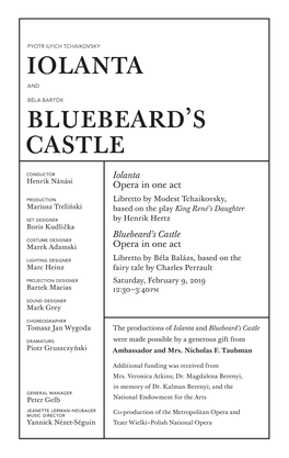 Bluebeard's Castle