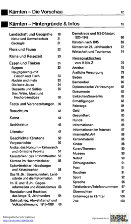 Kärnten - Die Vorschau 12