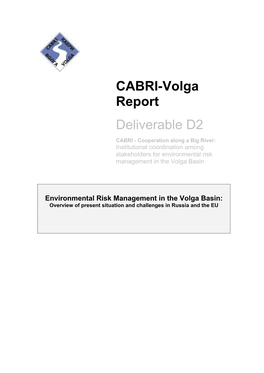 CABRI-Volga Report Deliverable D2