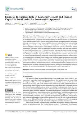 Financial Inclusion's Role in Economic Growth and Human Capital