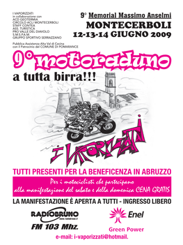 Motoraduno a Montecerboli