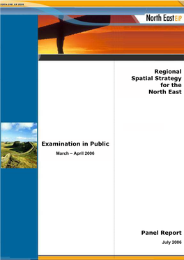 Panel Report Examination in Public Regional Spatial Strategy for The