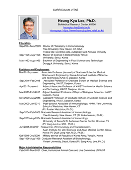 Heung Kyu Lee, Ph.D