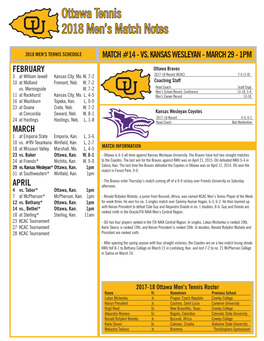 Ottawa Tennis 2018 Men's Match Notes