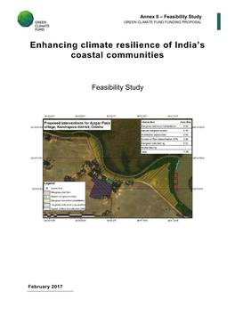 Enhancing Climate Resilience of India's Coastal Communities