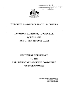 Enhanced Land Force Stage 1 Facilities Project)