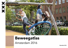 Beweegatlas Amsterdam 2016 November 2016 2 Beweegatlas (Allen R&D)