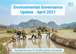 Environmental Governance Update - April 2021