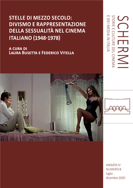 DIVISMO E RAPPRESENTAZIONE DELLA SESSUALITÀ NEL CINEMA ITALIANO (1948-1978) a Cura Di Laura Busetta E Federico Vitella