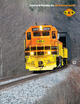 Genesee & Wyoming Inc. 2012 Annual Report