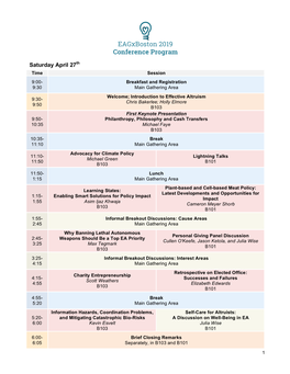 Final Conference Program