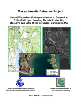 Massachusetts Estuaries Project