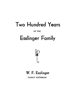 Esslinger Family