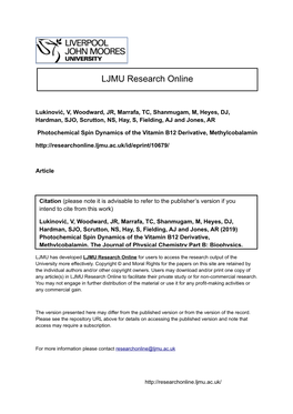 Template for Electronic Submission to ACS Journals