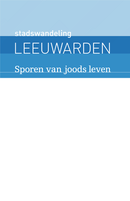 Sporen Van Joods Leven 3 Vooraf