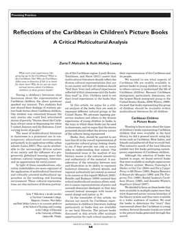 Reflections of the Caribbean in Children's Picture Books