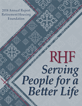 2018 Annual Report Retirement Housing Foundation