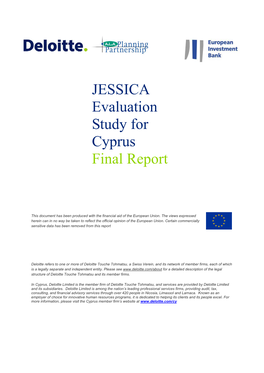 JESSICA Evaluation Study for Cyprus Final Report