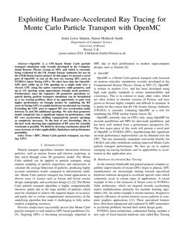 Exploiting Hardware-Accelerated Ray Tracing for Monte Carlo Particle Transport with Openmc