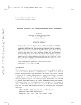 Arxiv:1710.07215V2 [Nucl-Th] 7 Dec 2017