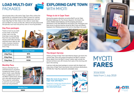 Myciti Fares