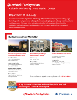 Department of Radiology