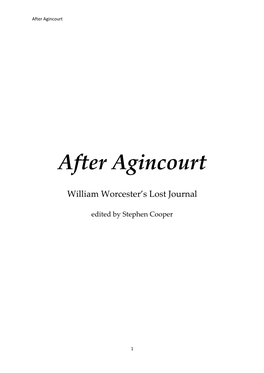 After Agincourt