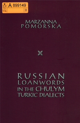 Pomorska Russian Loanwords I