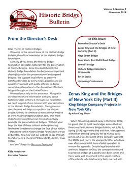 Zenas King and the Bridges of New York City