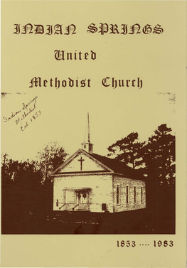 Indian Springs United Methodist Church, 1853-1983