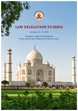 Law Delegation to India