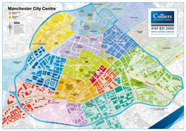 Manchester City Centre the Arena Mainline Rail O a D R Station G N Victoria I Station Metrolink R Y New Cross Station a NOMA W