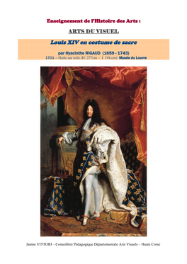 Louis XIV En Costume De Sacre