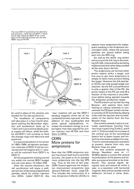 CERN More Protons for Antiprotons