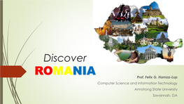 Discover ROMANIA