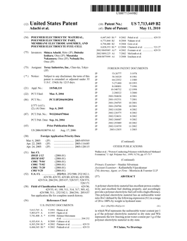 (12) United States Patent (10) Patent No.: US 7,713,449 B2 Adachi Et Al