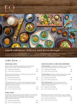 Nipah Takeaway & Delivery Promo Order Form A4 Lowres