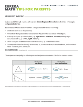 Classify Each Triangle by Its Side Lengths and Angle Measurements