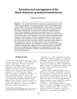 Ecosystem Disturbance and Wildlife Conservation in Western Grasslands