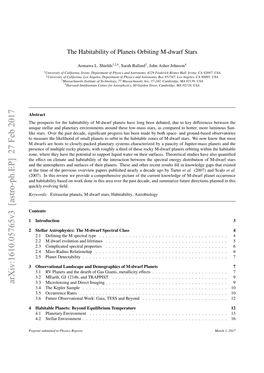 Arxiv:1610.05765V3 [Astro-Ph.EP] 27 Feb 2017 3.3 Microlensing and Direct Imaging