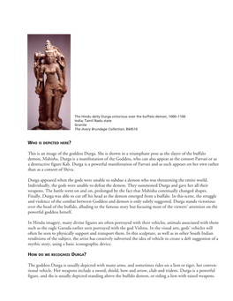 The Hindu Deity Durga (PDF)