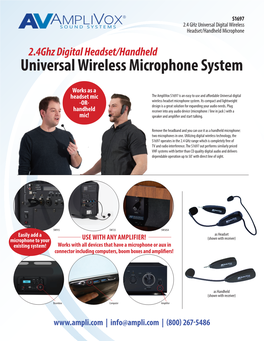 Universal Wireless Microphone System