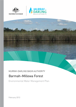 Barmah–Millewa Forest Environmental Water Management Plan