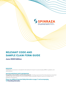 Relevant Code and Sample Claim Form Guide