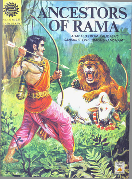 ADAPTED from KALIDASA's SANSKRIT EPIC Tfraghuvamsham