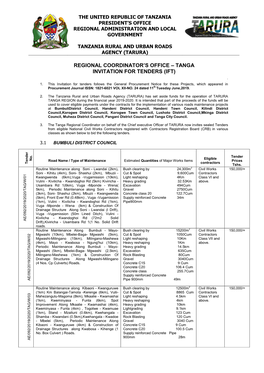 Section Ii: Instructions to Bidders