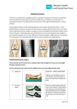 Patella Fracture