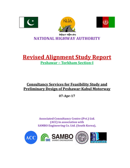 Revised Alignment Study Report Peshawar – Torkham Section-I