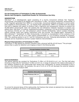 CEA-Scan Package Insert